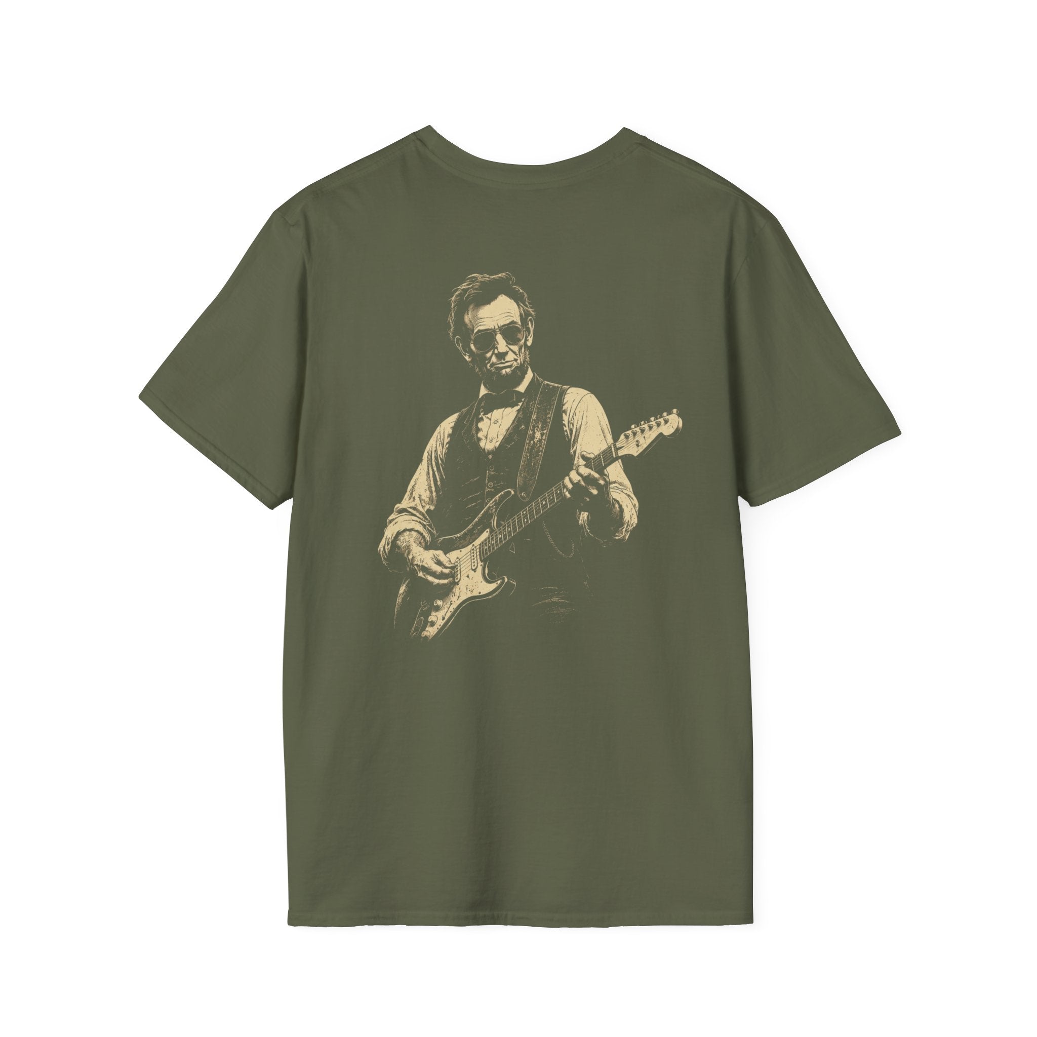 Back Print Abraham Lincoln T-Shirt