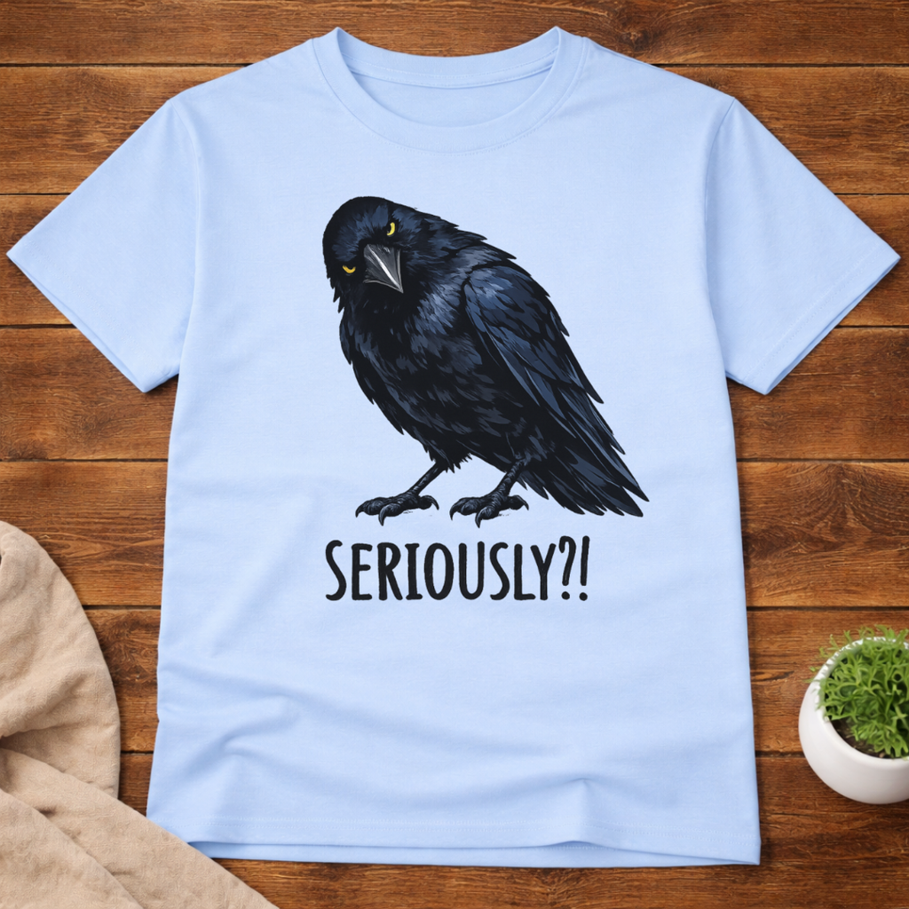 Funny Raven's Question T-Shirt