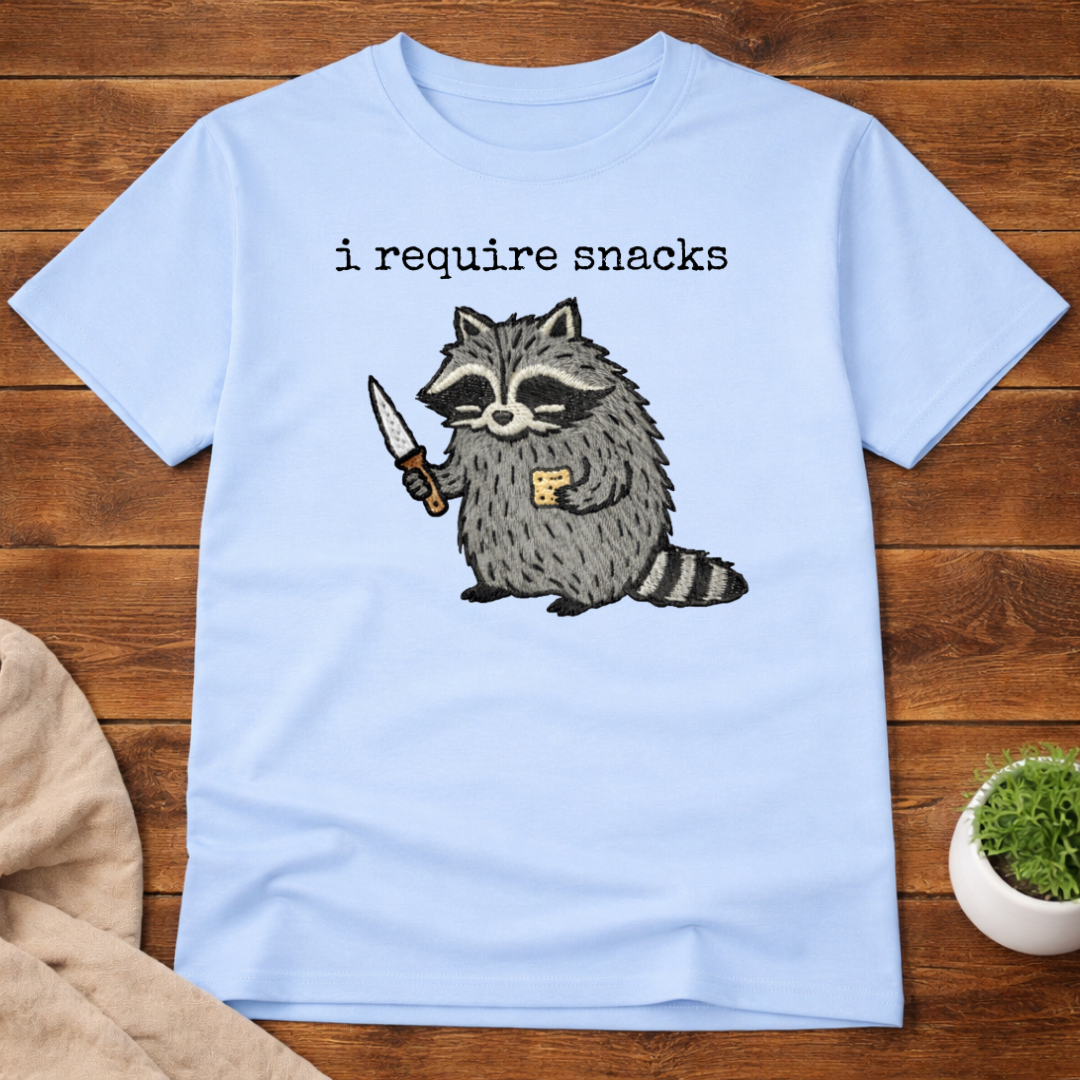 I Require Snacks T-Shirt