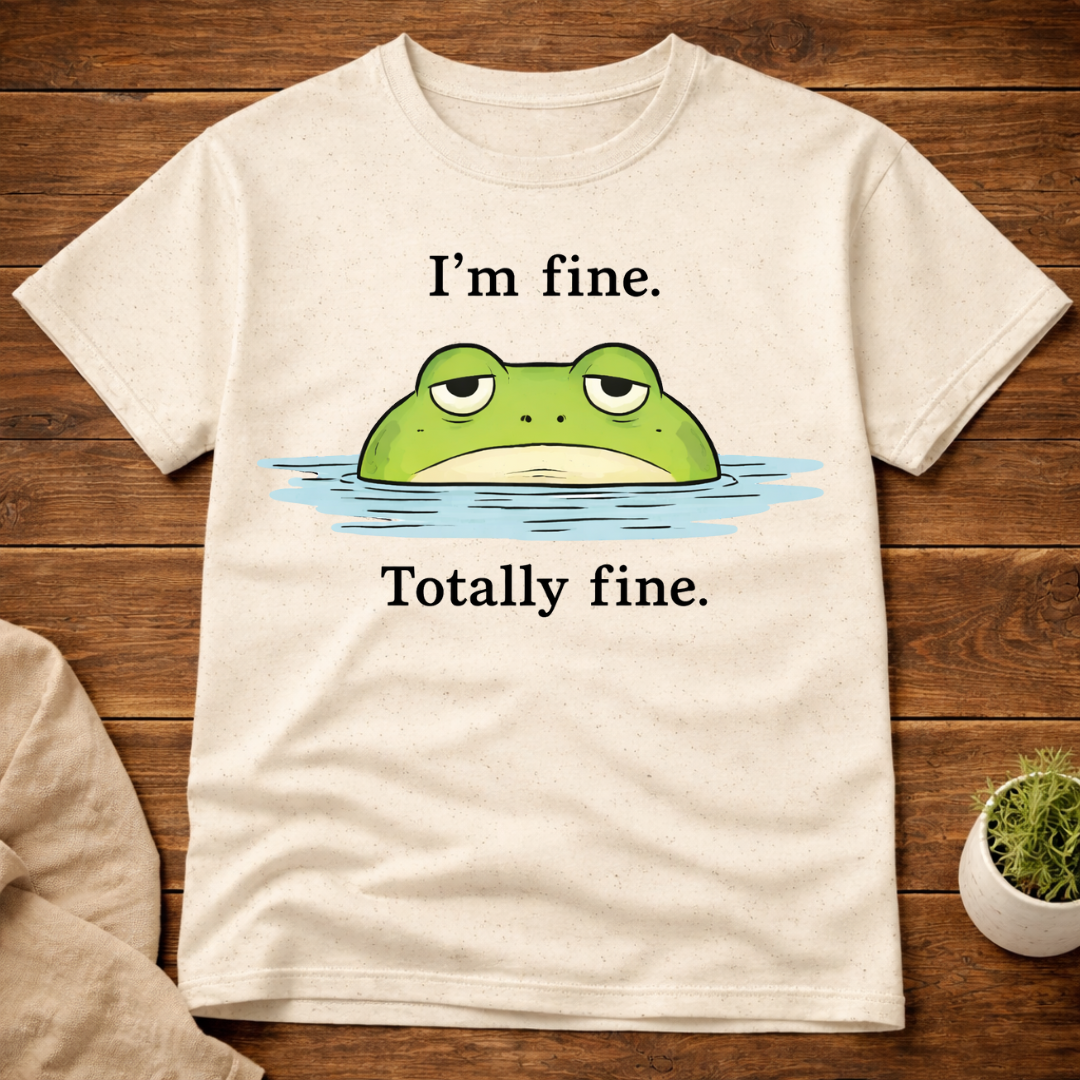 I'm Fine Totally Fine Frog T-Shirt