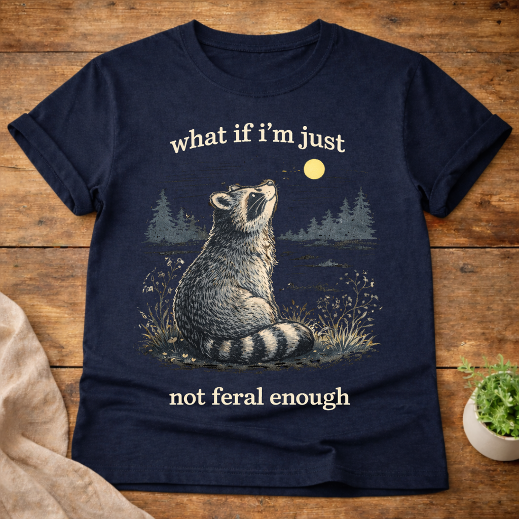 what if I'm Just Not Feral Enough T-Shirt