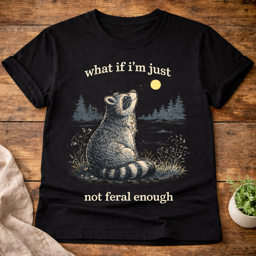 what if I'm Just Not Feral Enough T-Shirt