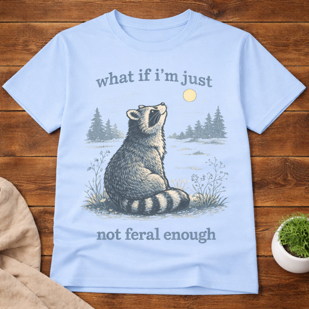 what if I'm Just Not Feral Enough T-Shirt