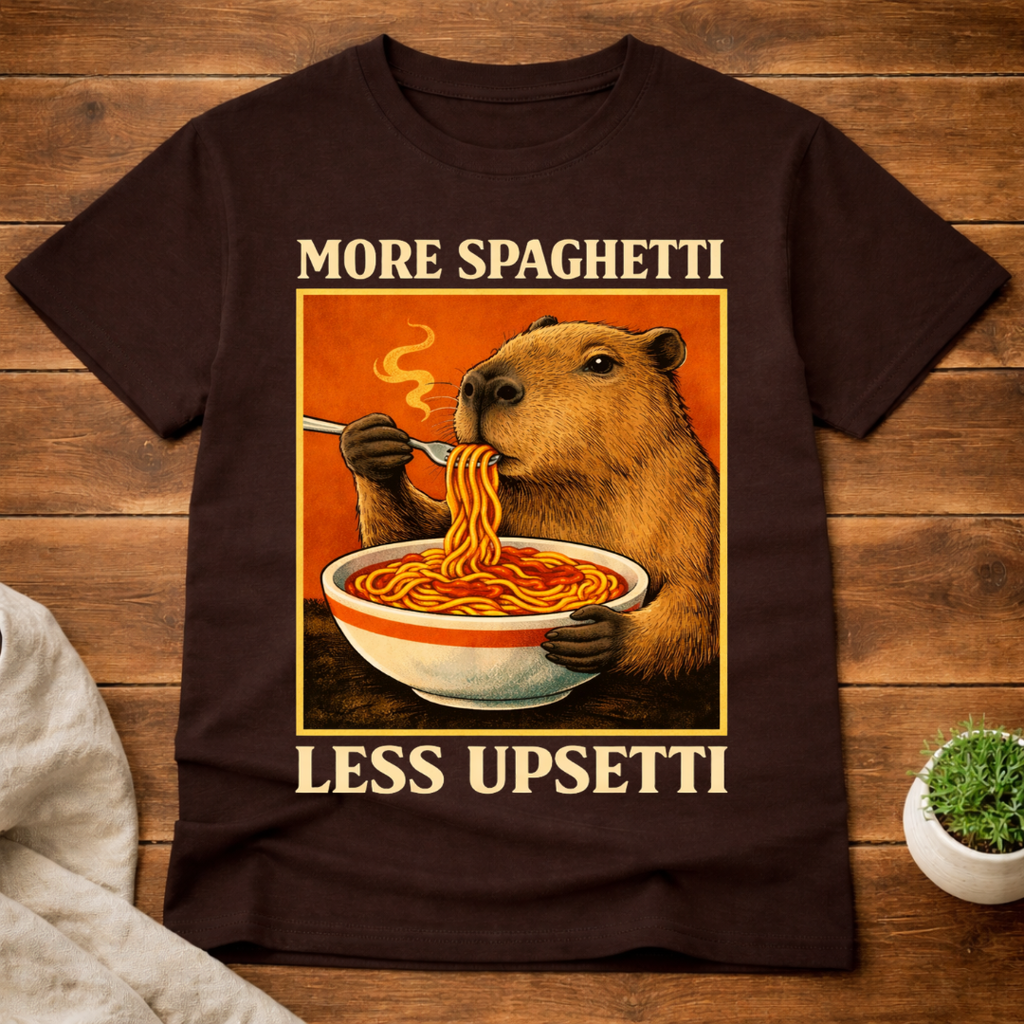 More Spaghetti Less Upsetti T-Shirt