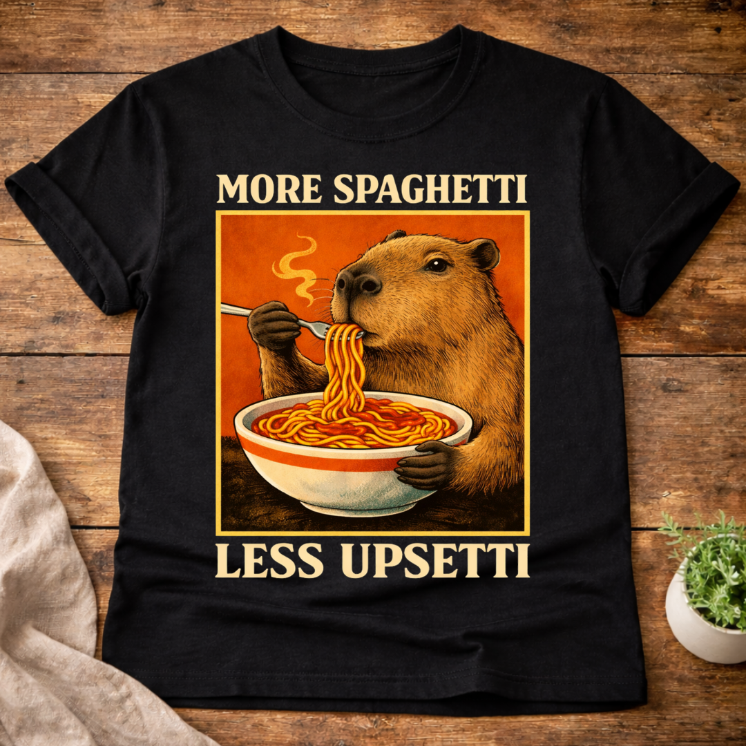 More Spaghetti Less Upsetti T-Shirt