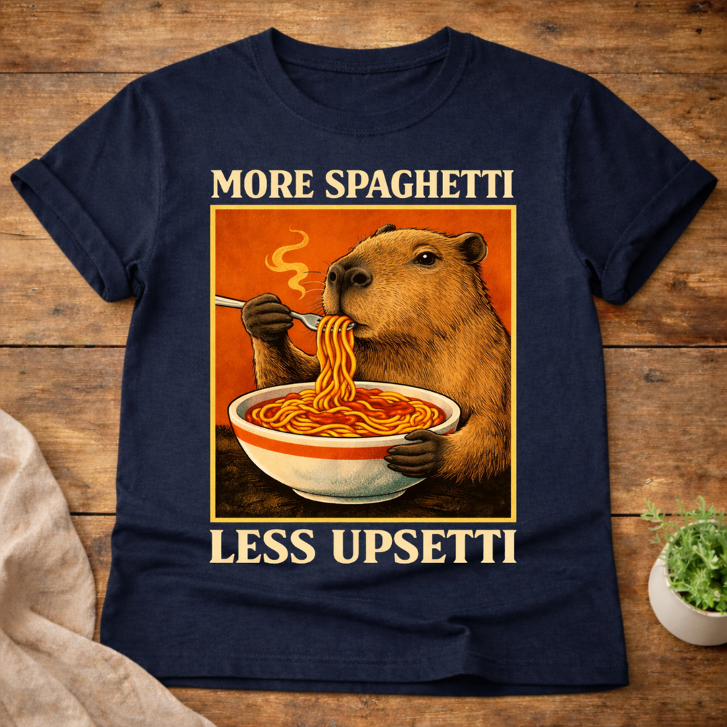 More Spaghetti Less Upsetti T-Shirt