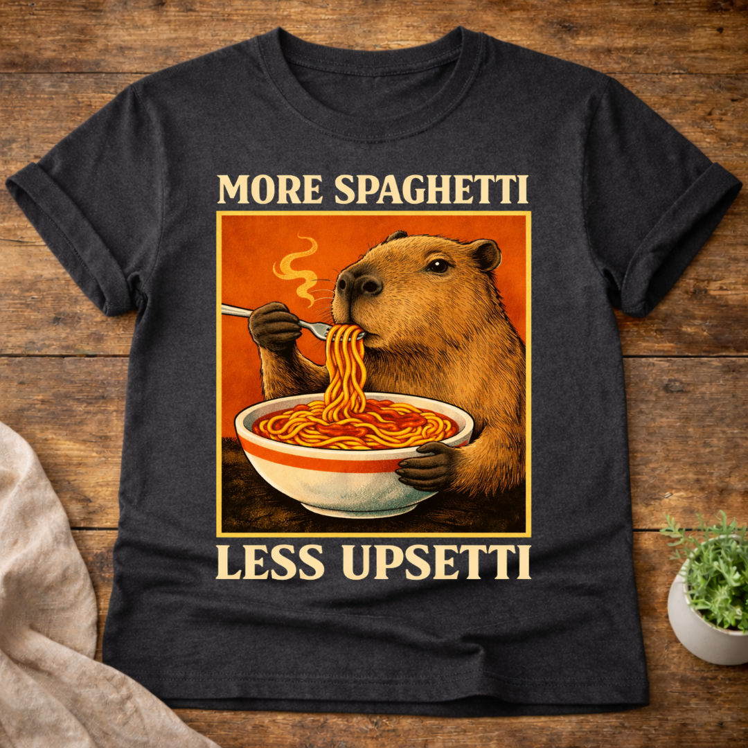 More Spaghetti Less Upsetti T-Shirt