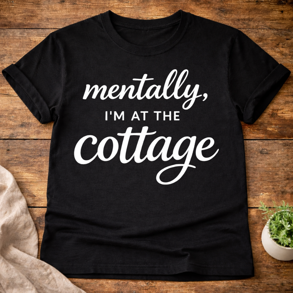 Mentally I'm At The Cottage T-Shirt