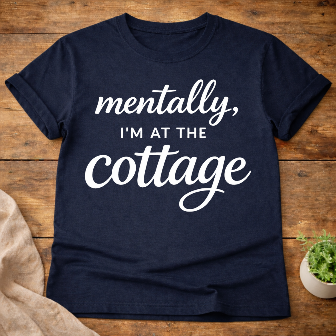 Mentally I'm At The Cottage T-Shirt