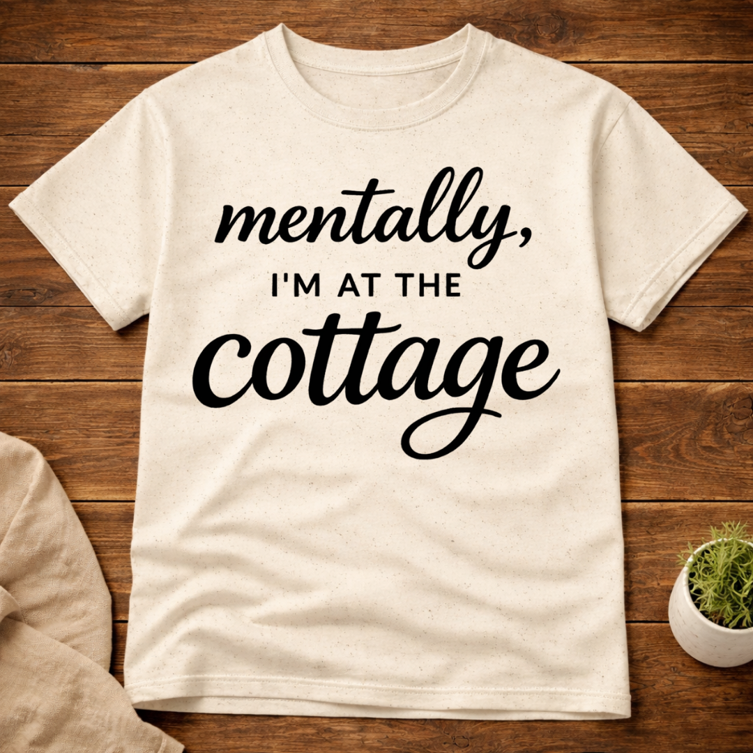 Mentally I'm At The Cottage T-Shirt
