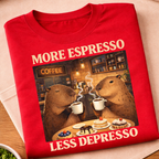 More Espresso Less Depresso T-Shirt