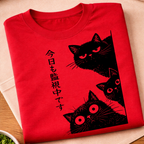 The Cat is Watching Today T-Shirt