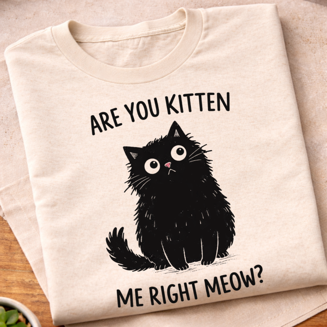 Are You Kitten Me Right Meow T-Shirt