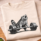 Deadlift Raccoon T-Shirt