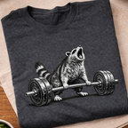Deadlift Raccoon T-Shirt
