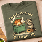 Raccon Let it Shine T-Shirt