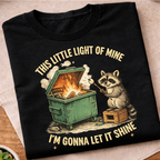 Raccon Let it Shine T-Shirt