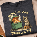 Raccon Let it Shine T-Shirt