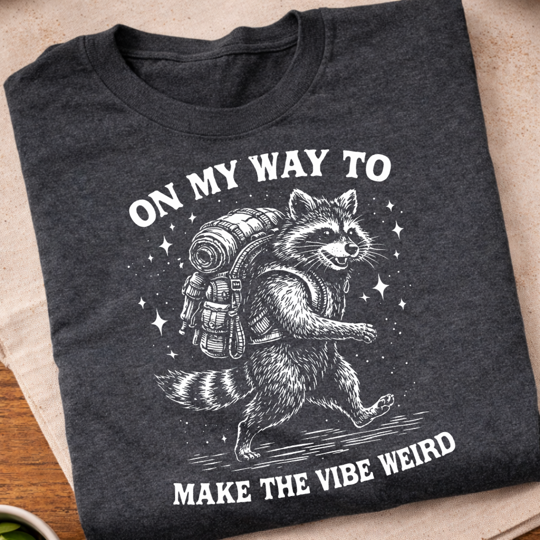 Weird Vibe Raccoon T-Shirt