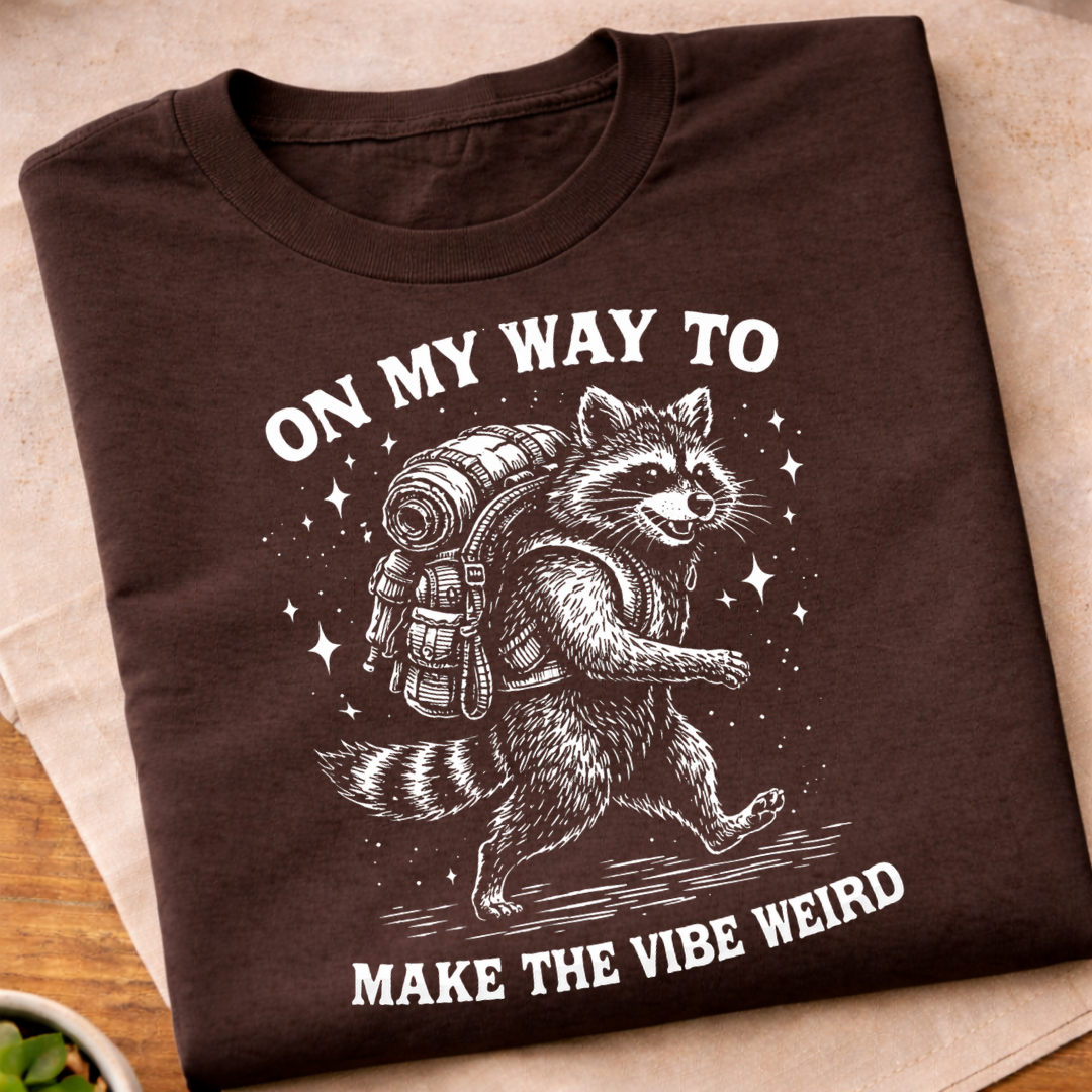 Weird Vibe Raccoon T-Shirt