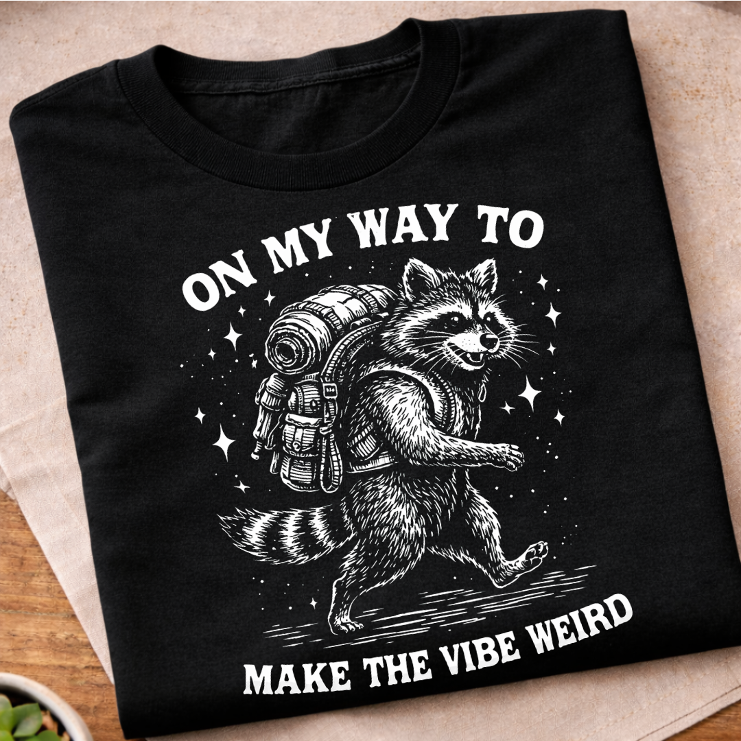 Weird Vibe Raccoon T-Shirt