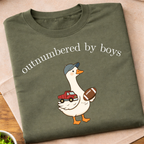 Outnumbered by Boys T-Shirt