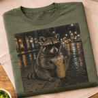 Raccoon Iced Coffee T-Shirt
