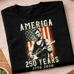 America 250 Years Lincoln T-Shirt