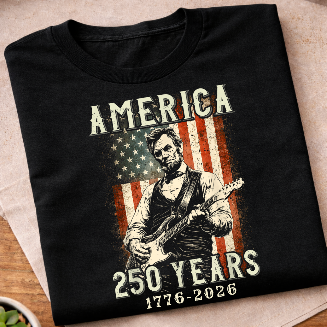 America 250 Years Lincoln T-Shirt