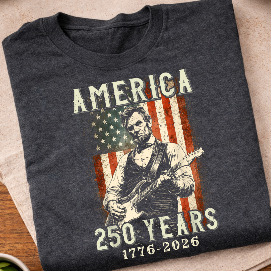 America 250 Years Lincoln T-Shirt