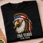 Patriotic eagle 250 Years America T-Shirt
