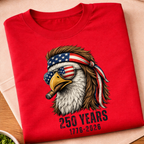 Patriotic eagle 250 Years America T-Shirt