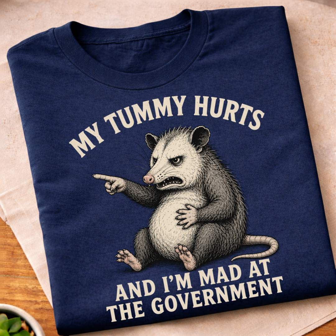 Possum's Tummy Hurts T-Shirt