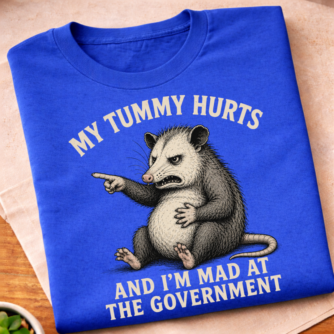 Possum's Tummy Hurts T-Shirt
