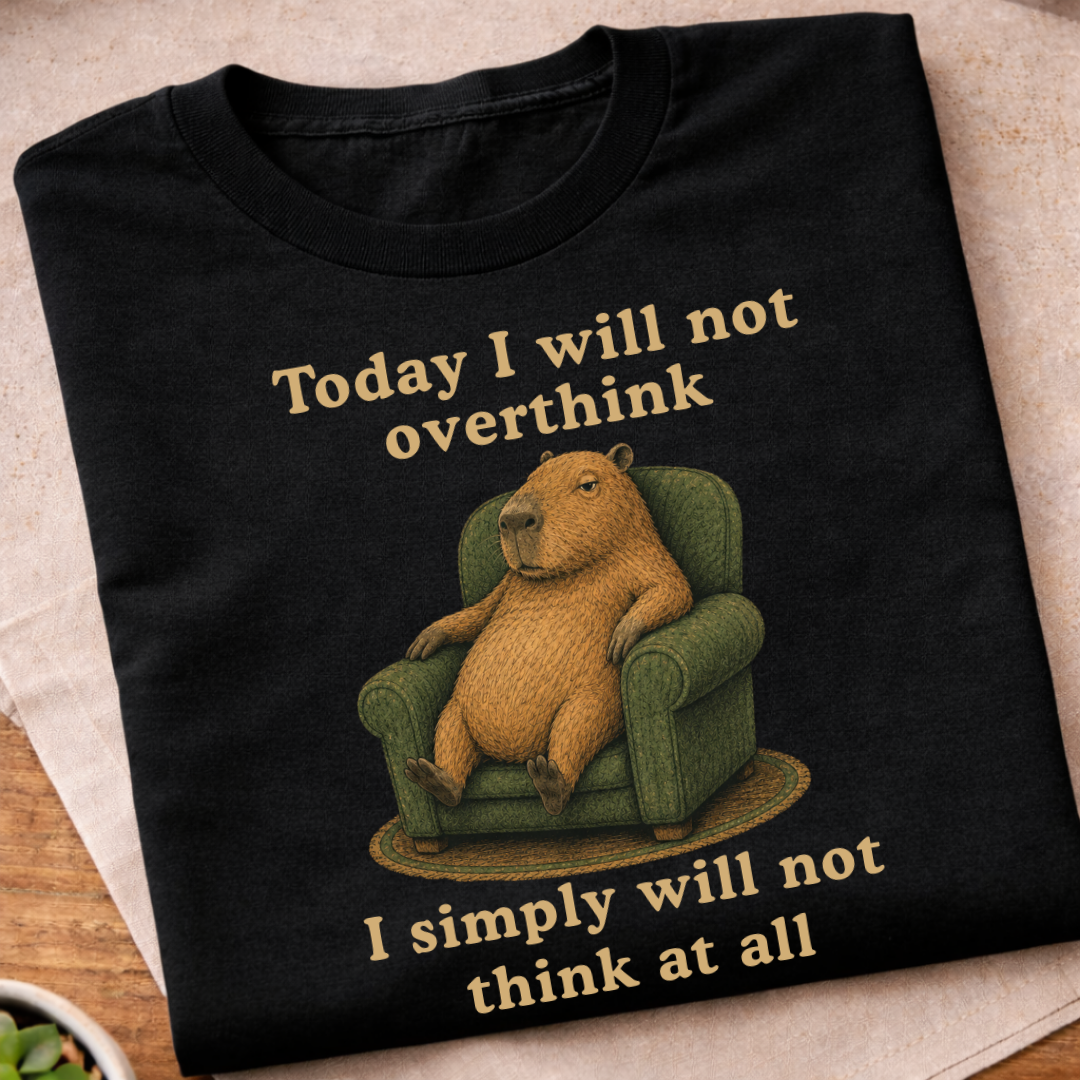 No Overthinking Today T-Shirt