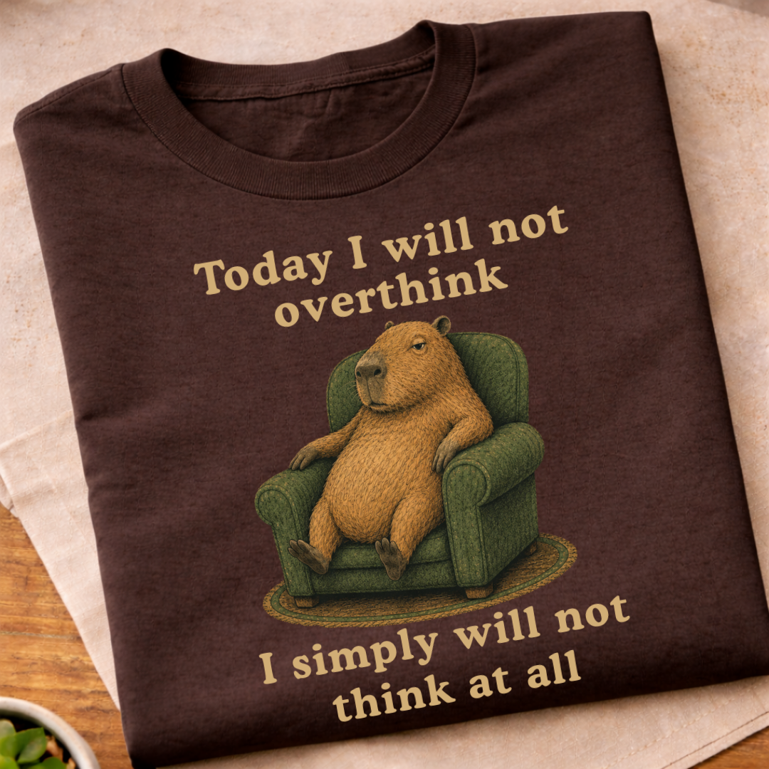 No Overthinking Today T-Shirt