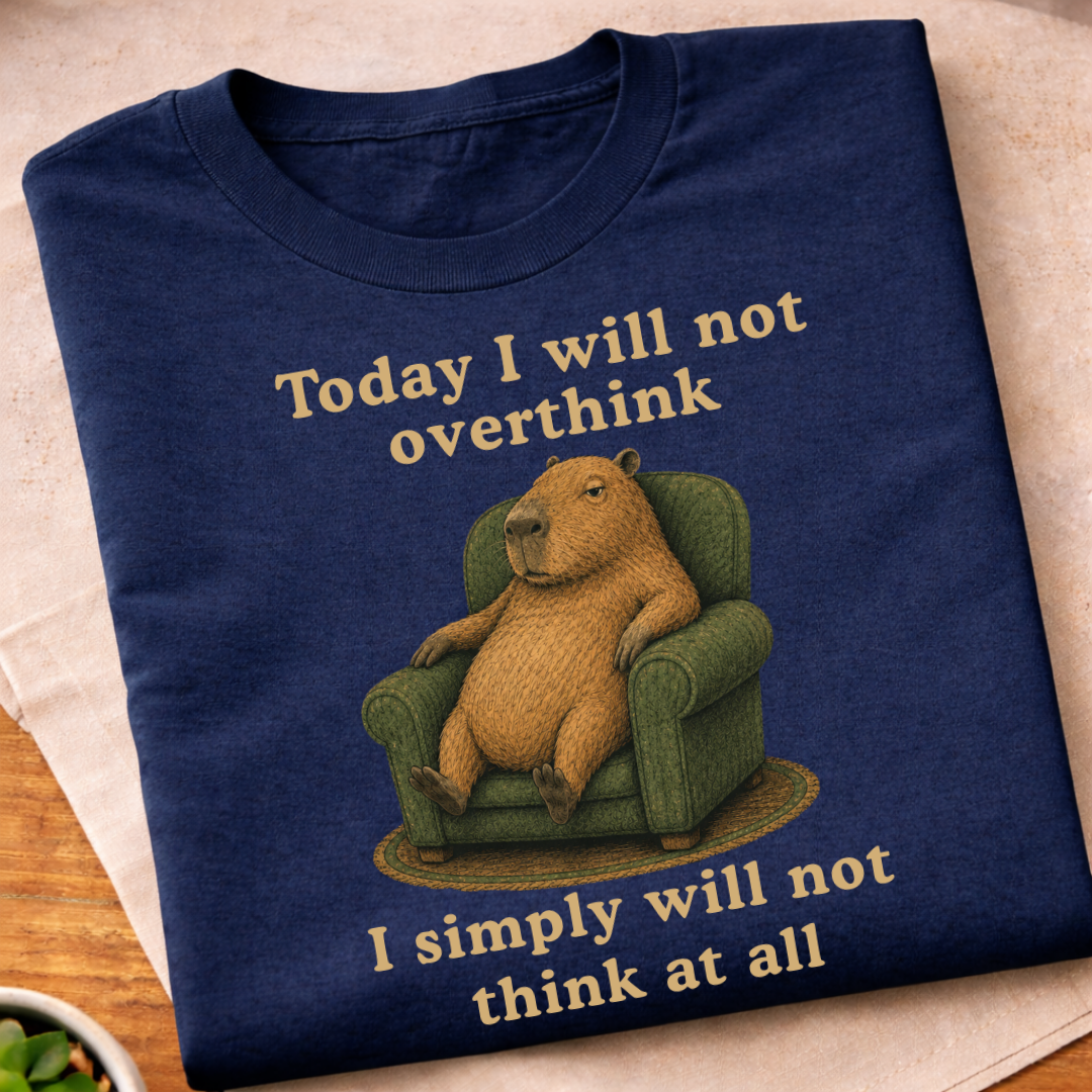 No Overthinking Today T-Shirt