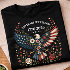 Floral 250th Anniversary T-Shirt