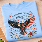 Floral 250th Anniversary T-Shirt