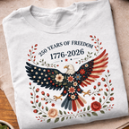 Floral 250th Anniversary T-Shirt