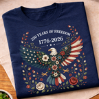 Floral 250th Anniversary T-Shirt
