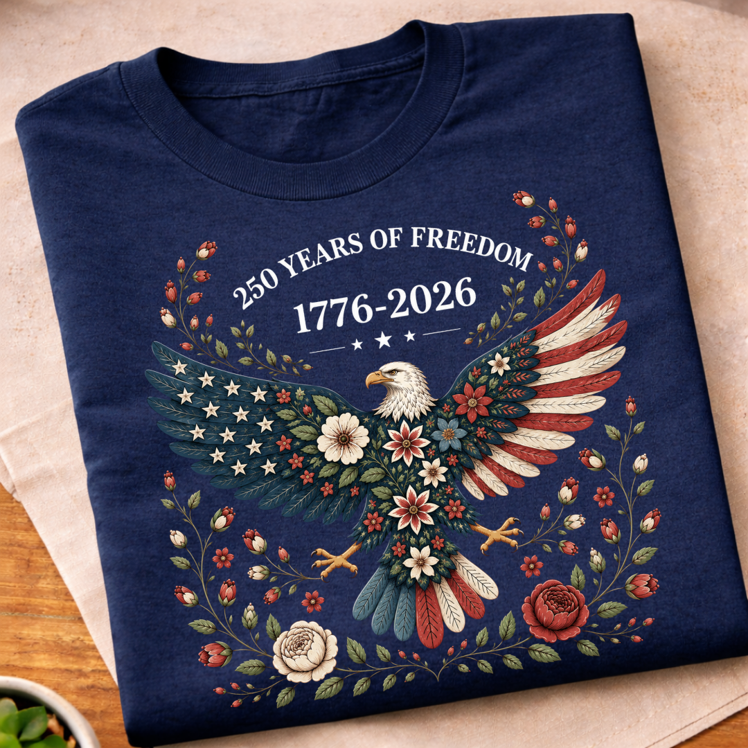 Floral 250th Anniversary T-Shirt