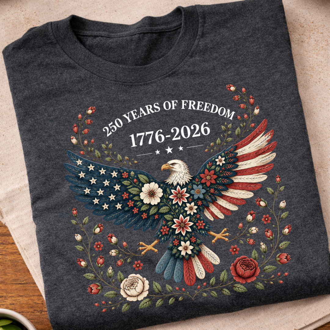 Floral 250th Anniversary T-Shirt