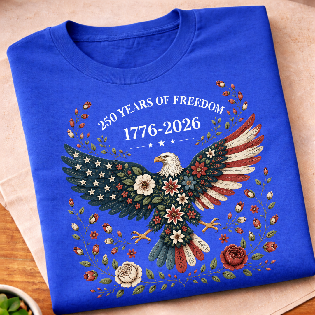 Floral 250th Anniversary T-Shirt