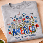 Floral America 250 T-Shirt