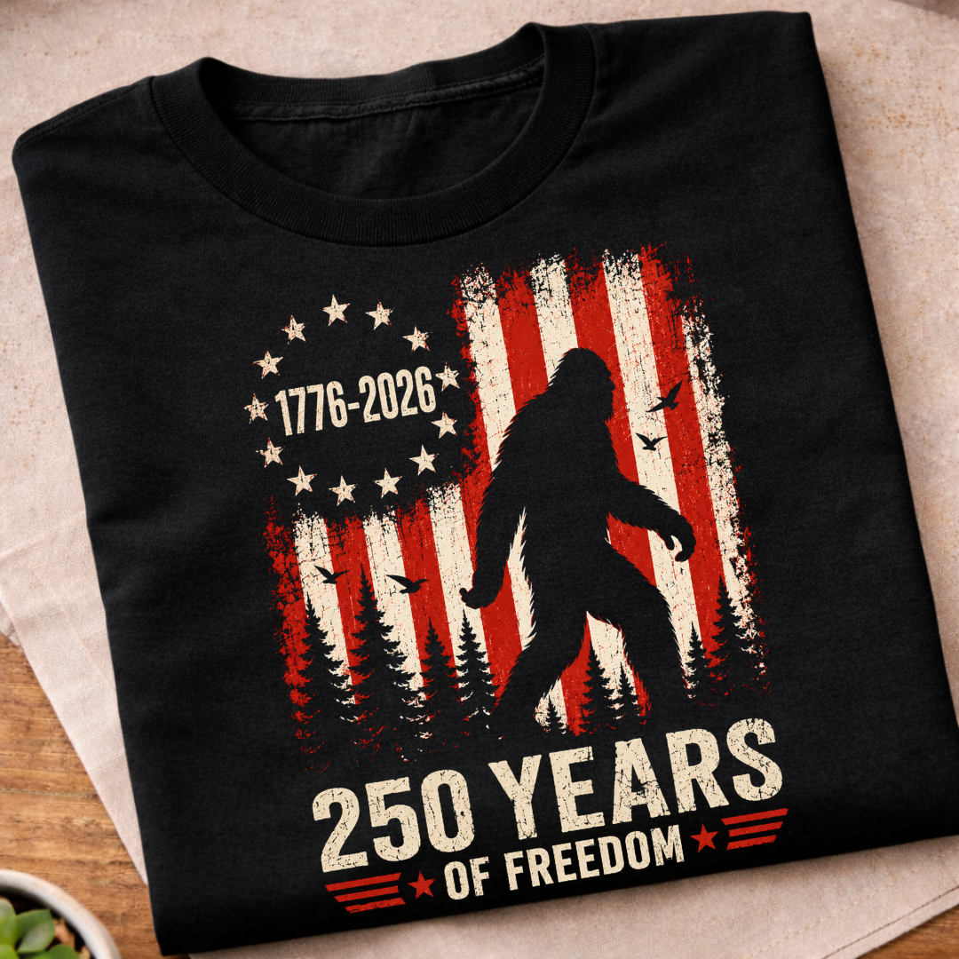 Bigfoot 250 Years America T-Shirt