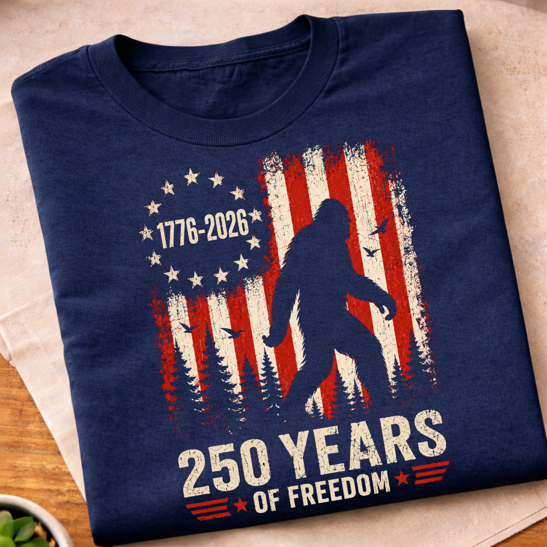 Bigfoot 250 Years America T-Shirt