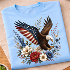 Floral 250 Years Eagle T-Shirt