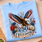 Floral 250 Years Eagle T-Shirt