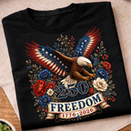 Floral 250 Years Eagle T-Shirt